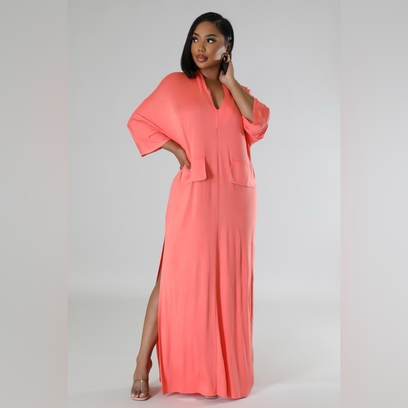 Dresses & Skirts - Chic Girl Coral Dress
